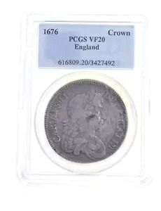 VF20 1676 英国 1 クラウン - グレード PCGS *5229｜WORLD RESOURCE【KING店】