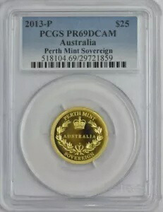 2013-P $25 オーストラリア パース造幣局ソブリン PR69 DCAM PCGS 945747-17｜WORLD RESOURCE【KING店】