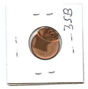 リンカーン セント (1C) センターオフ - ミント エラー -