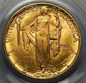 1926 PCGS MS63 セスキセンテニアル $2.50 ゴールド記念品 283,140円