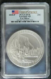 2010 ヨセミテ PCGS SP70 ファースト ストライク 5 オンス アメリカ ザ ビューティフル ATB｜WORLD RESOURCE【KING店】