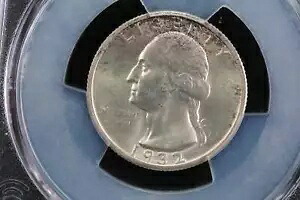 1932-S ワシントン シルバー クォーター、*キー日付*、PCGS MS-63、ストア セール #120601