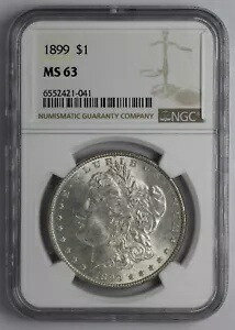 1899 モーガン シルバー ダラー NGC MS 63｜WORLD RESOURCE【KING店】