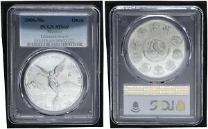 メキシコ 2006 リベルタ 1 オンス シルバー PCGS MS69 112318-