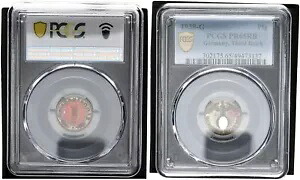 3. ライヒ 1 フェニヒ 1938 G J.361 PR65RB プルーフ 114033-