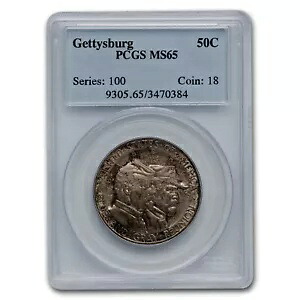 1936 年 ゲティスバーグの戦い ハーフ ダラー コム MS-65 PCGS｜WORLD RESOURCE【KING店】