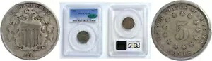 1881 5C シールド ニッケル PCGS VF-25 CAC｜WORLD RESOURCE【KING店】