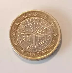 楽天市場】非常に希少なフランス 50セント RF 2001 ユーロ硬貨 : WORLD