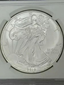 2012 S シルバー イーグル NGC MS69