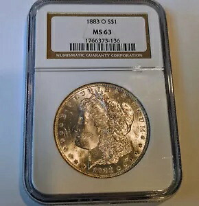 1883 O MORGAN DOLLAR NGC 認定グレード MS63 オリジナル ミント ラスター 57,420円