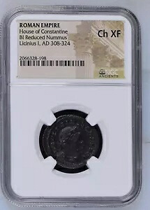 NGC Ch XF ローマン AE2/AE3 リキニウス I AD 308-324 極めて上質なローマン ブロンズの選択
