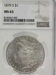 1879 S $1 モルガン ダラー MS 63 NGC シルバー 未流通 #1310｜WORLD RESOURCE【KING店】 56,870円