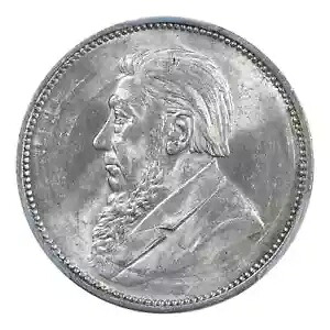 1897 南アフリカ シルバー シリング PCGS MS-62|WORLD RESOURCE【KING店】