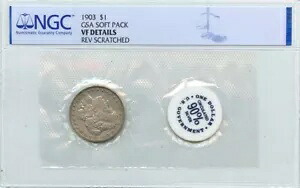 1903 モルガン ドル GSA ソフト パック S$1 NGC VF 詳細|WORLD RESOURCE【KING店】