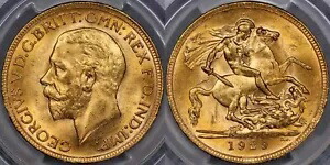 オーストラリア 1929 パース ソブリン - PCGS MS63 502,920円