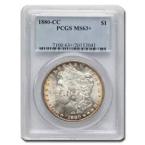 1880-CC モルガン ドル MS-63+ PCGS｜WORLD RESOURCE【KING店】