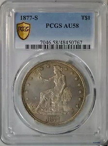1877 S 貿易ドル、PCGS AU58......タイプ コイン会社｜WORLD RESOURCE【KING店】