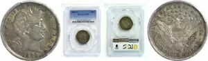 1896-O 25C 理容室 PCGS AU-50｜WORLD RESOURCE【KING店】