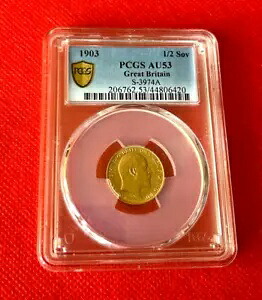 1903 1/2 SOV PCGS AU 53 イギリス S-3974A 金貨|WORLD RESOURCE【KING店】