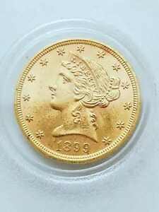 1899年 $5金貨未流通