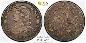 1818 P キャップド バスト クォーター ドル PCGS VF-30 ブローニング 5