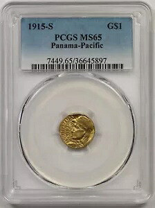 1915-S パナマ パシフィック G$1 PCGS MS 65 アーリー ゴールド記念品｜WORLD RESOURCE【KING店】 415,305円