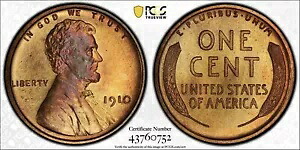 1910 マット プルーフ リンカーン ～ PCGS PR64RB ～ 素敵な色合いです！｜WORLD RESOURCE【KING店】