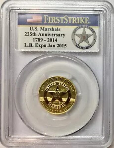 2015-W 米国保安官サービス ゴールド $5 225 周年記念 L.B Expo PCGS PF-70DCAM｜WORLD RESOURCE【KING店】