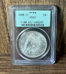 1880-CC モーガン シルバー ダラー 90% シルバー PCGS MS63 - 古い米国のコイン｜WORLD RESOURCE【KING店】