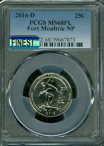 2016 D フォート ムルトリー PCGS MS68 PL MAC FINEST & MAC SPOTLESS POP 5 。|WORLD RESOURCE【KING店】