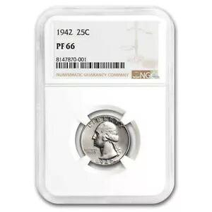 1942 ワシントン クォーター PF-66 NGC｜WORLD RESOURCE【KING店】