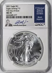 2021 タイプ 2「イーグル ランディング」NGC70 発行初日、レット・ジェプソンの署名入り｜WORLD RESOURCE【KING店】 59,290円