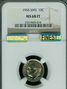 1966 ルーズベルト ダイム NGC MS68 FT SMS PQ MAC 最高級グレード MAC スポットレス。｜WORLD RESOURCE【KING店】