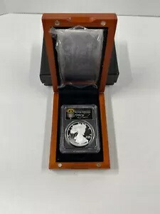 2019-W シルバー イーグル コングラチュレーション PCGS PR70DCAM FDOI トーマス トーチ ブラック ラベル。