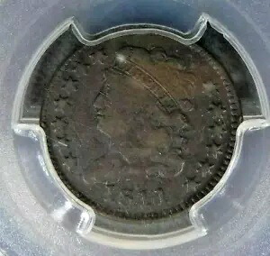 1811 PCGS F12 CAC クラシック ヘッド ハーフセント 米国 1/2 ペニー リバティ バスト｜WORLD RESOURCE【KING店】