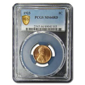 1923 リンカーン セント MS-66 PCGS (レッド)