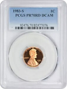 1983-S リンカーン セント PR70RD DCAM PCGS 432,520円