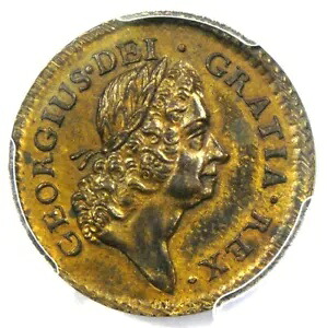 1723 ローザ アメリカーナ ハーフペニー コイン 1/2P - PCGS 未流通詳細 (UNC MS)
