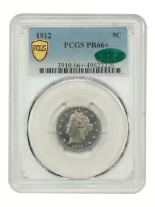 1912 5C PCGS/CAC PR66+ - リバティ ニッケル