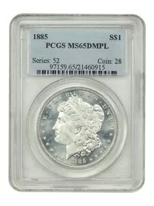 1885年 $1 PCGS MS65DMPL - モルガンドル