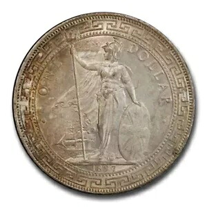 1897 年 イギリス銀貿易ドル MS-63 PCGS 452,760円