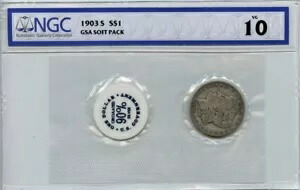 1903-S モーガン ダラー NGC VG10 GSA ソフト パック S$1