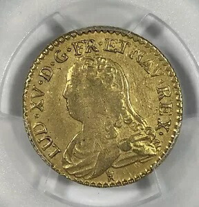 1726-M フランスゴールド。エルドール。ルイ・ドール。 PCGS XF45