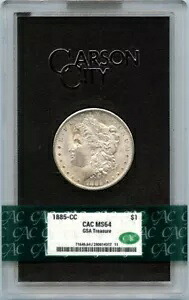 1885-CC モルガン ドル 1 ドル GSA 貯蓄 CACG MS64 CAC
