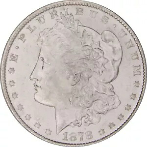 1878-CC MS64 モルガン ドル、PCGS 21415216、CAC