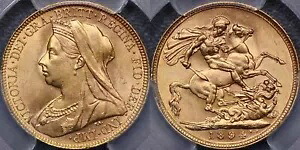英国 1894 ソブリン - PCGS MS63｜WORLD RESOURCE【KING店】
