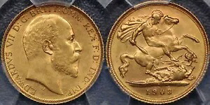 オーストラリア 1903 シドニー ハーフ ソブリン - PCGS MS62|WORLD RESOURCE【KING店】