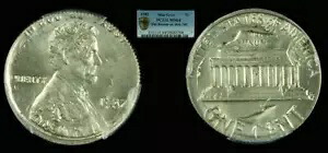 1982 1C PCGS MS64 Dbl Denom on Strk 10C (リンカーン セント ミント エラー) 486,200円