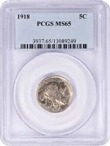 1918 バッファロー ニッケル MS65 PCGS