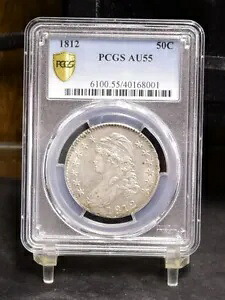 1812 バスト ハーフダラー - PCGS AU55 (#51958-K)